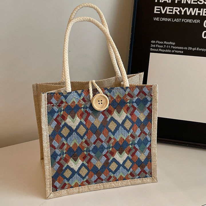 Artisan Woven Tote Bag