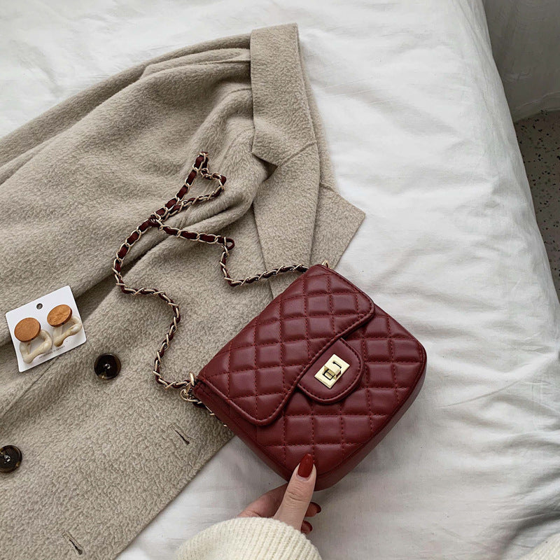 Quilted Crossbody Messenger Bag Kalsten