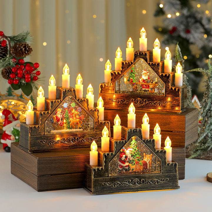 LED Illuminated Christmas Scene Decoration Kalsten