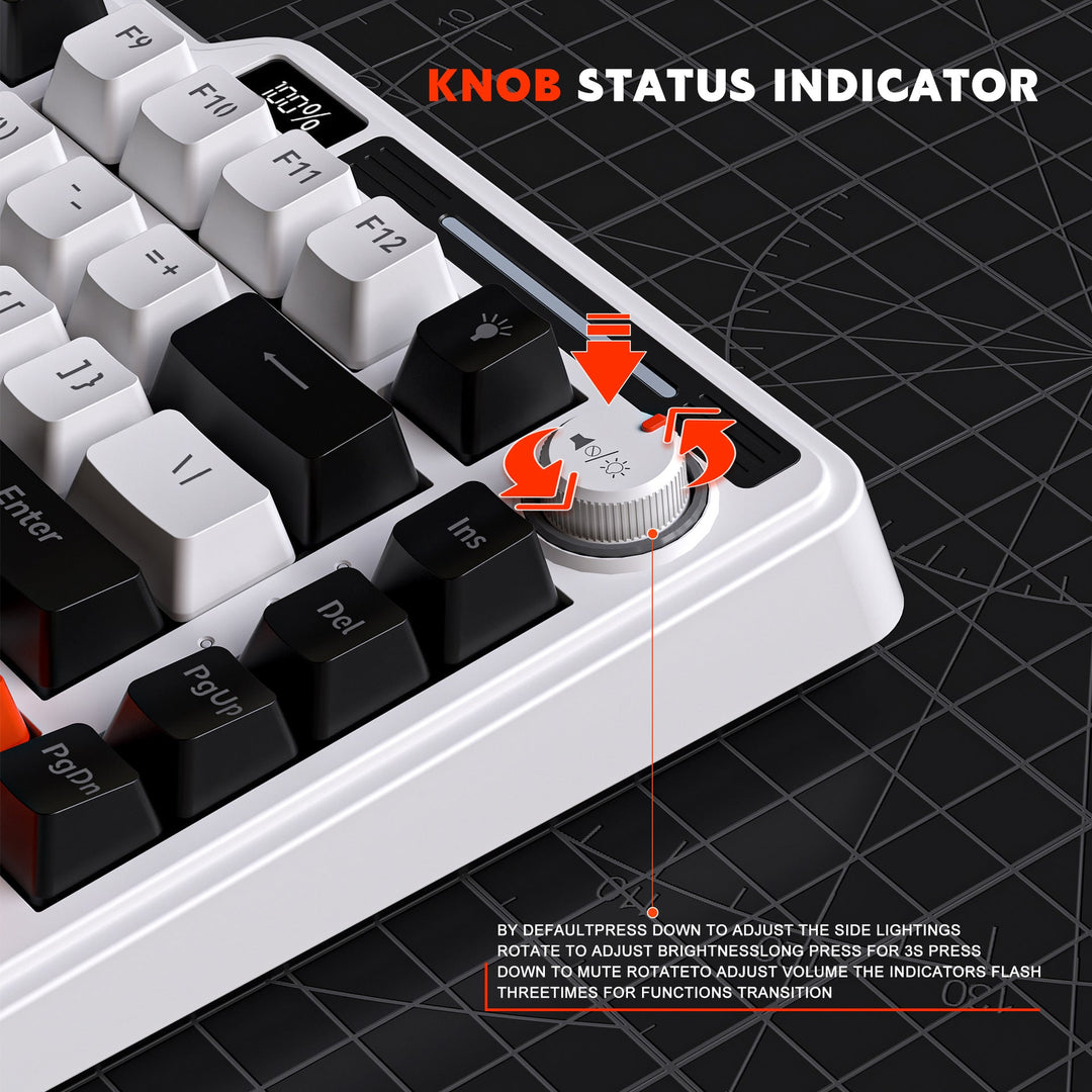Compact RGB Mechanical Keyboard with Programmable Backlighting Kalsten
