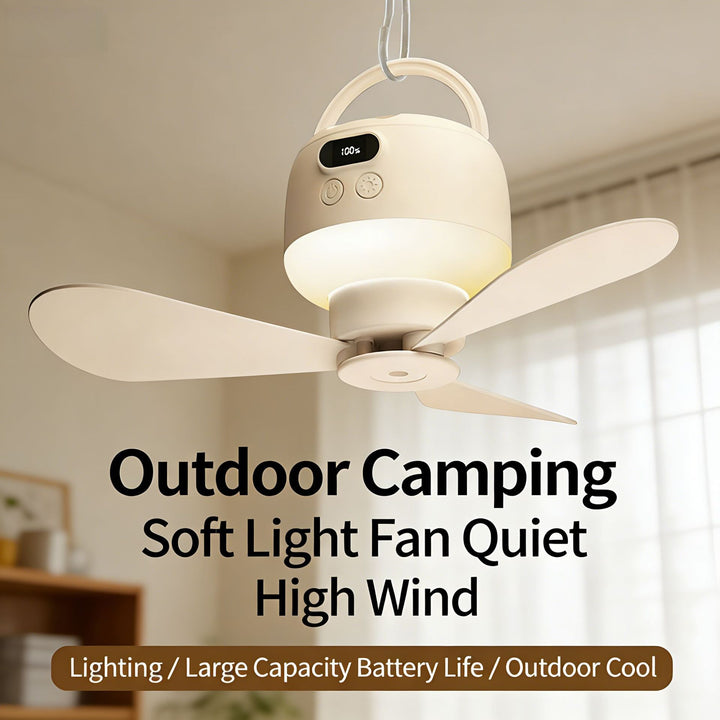 Portable Hanging LED Ceiling Fan Kalsten