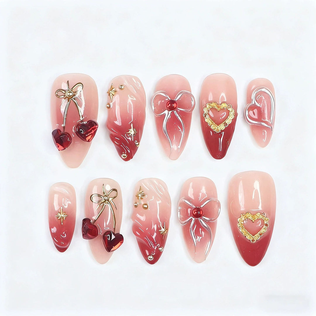 Artistic Themed Press-On Nail Set