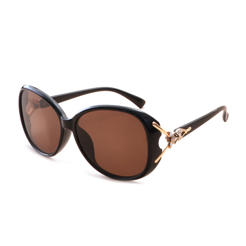 Ladies Luxurious Oversize Sunglasses with Stylish Decor Kalsten
