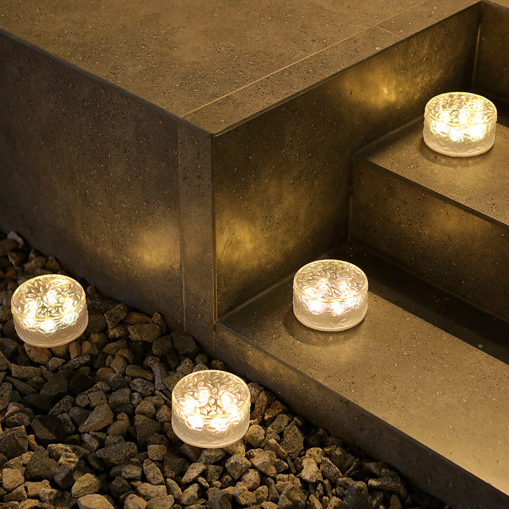 Frosted Glass In-Ground Solar Pathway LED Lights Kalsten