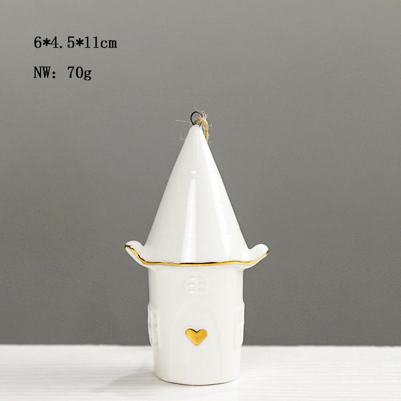 Decorative House-Shaped Ceramic Kalsten