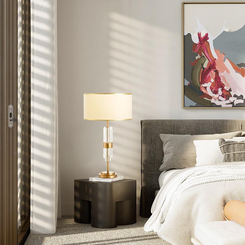 Decorative Table Lamp with Elegant Acrylic Accents