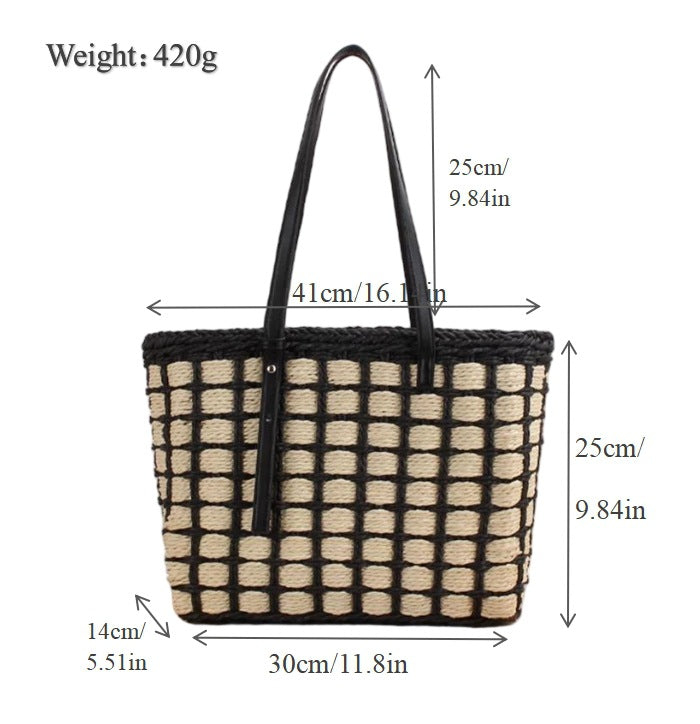 Handwoven basket bag Kalsten