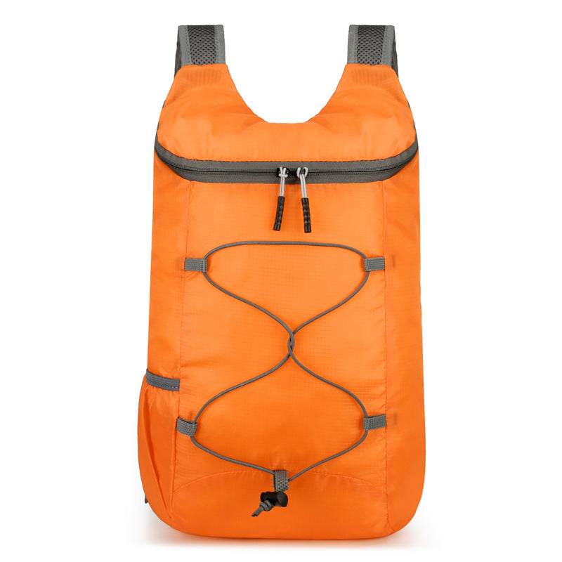 Unisex nan ultra-lightweight foldable daypack made of ripstop with elastic outer bungee and padded straps Kalsten