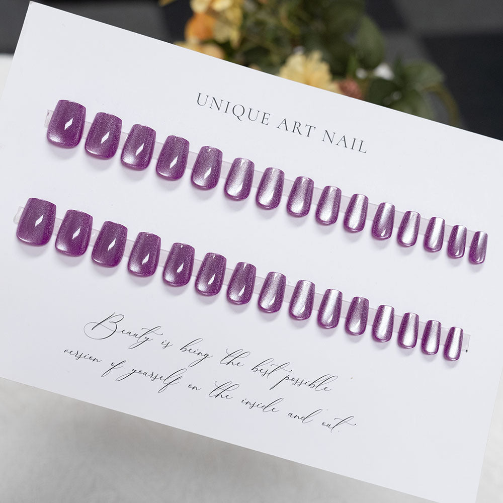 Glossy Acrylic Press-On Nail Set