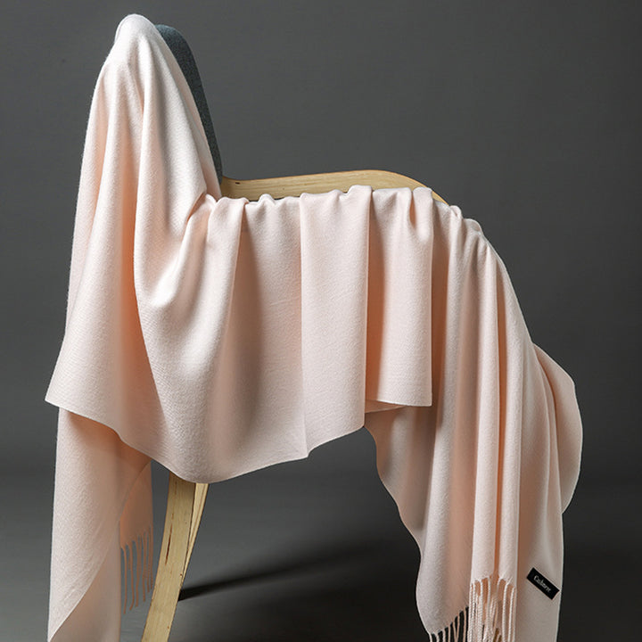 Luxurious Cashmere-Blend Throw Blanket