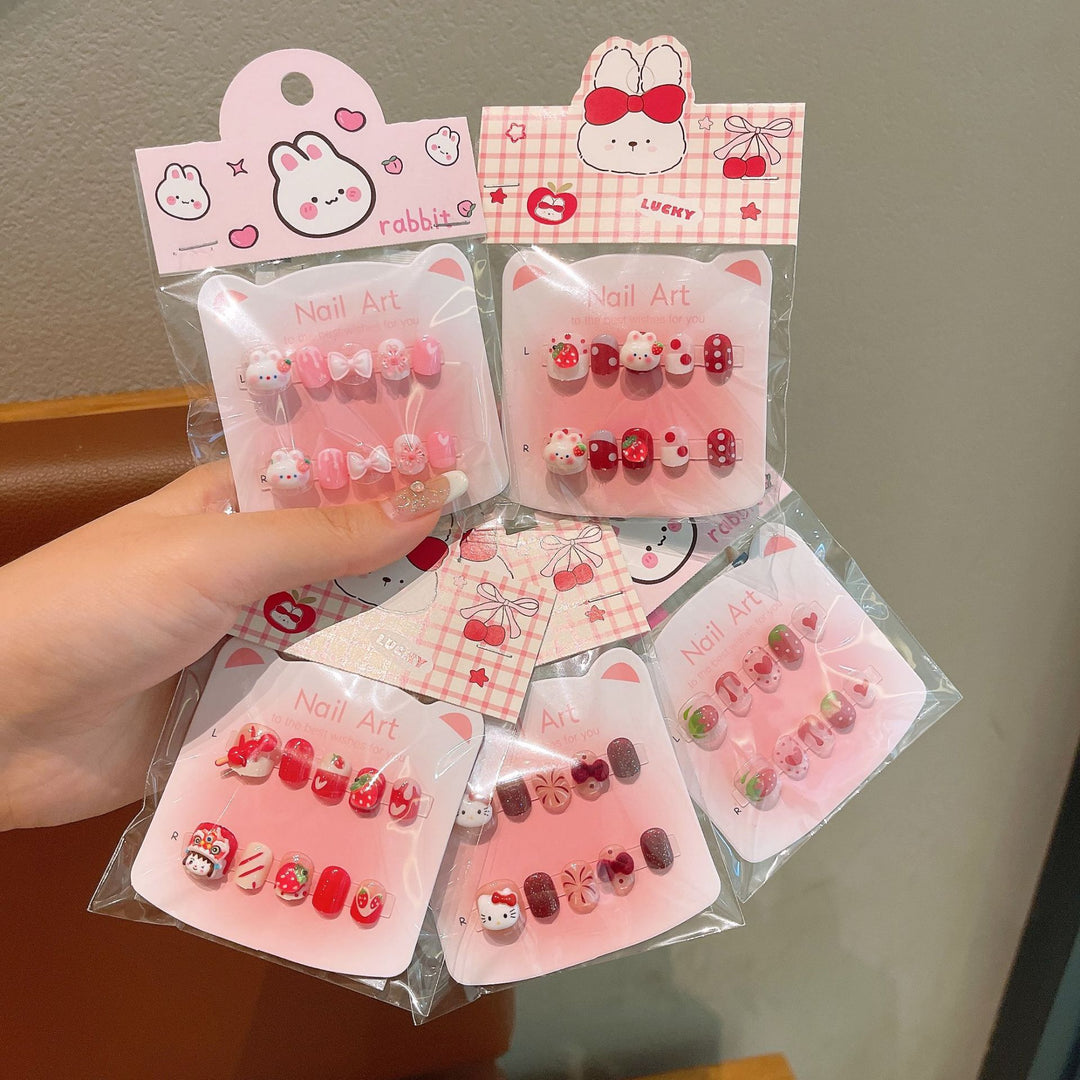 Creative Nail Art Set with Cute Bunny Design Kalsten