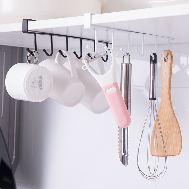 Wall Mounted Hook Rack Organizer
