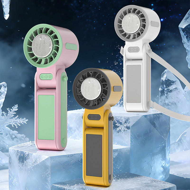 Portable Rechargeable Handheld Cooling Fan with Battery Indicator Kalsten