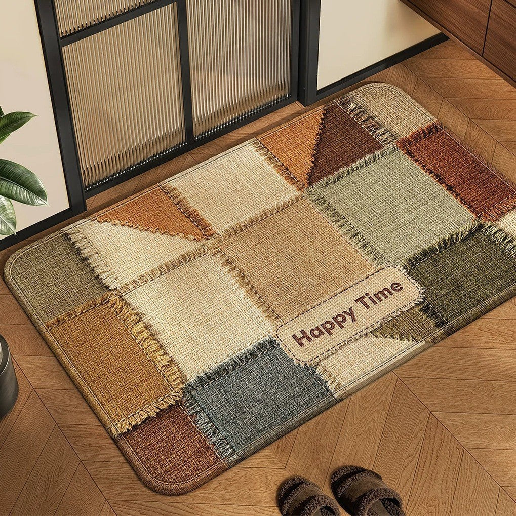 Cozy Patchwork Bath Mat Kalsten