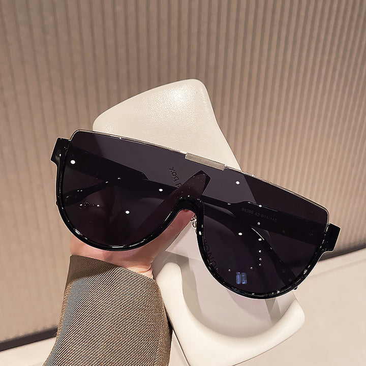Women's futuristic sports sunglasses with high-gloss frame Kalsten