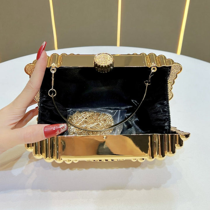 Glitzy Decorative Evening Clutch