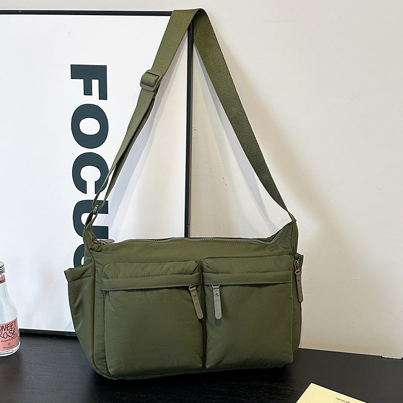 Lightweight Multi-Pocket Crossbody Bag