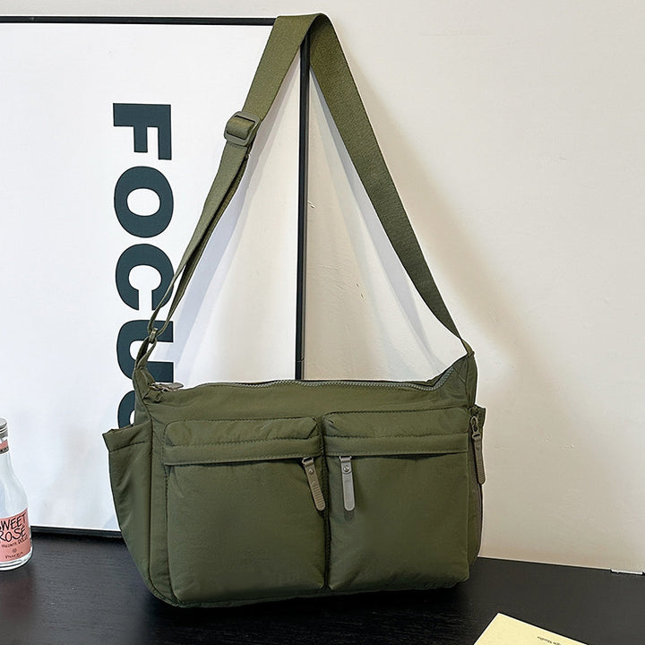 Lightweight Multi-Pocket Crossbody Bag