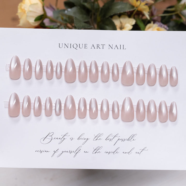 Elegant Long-Finish Press-On Nail Set