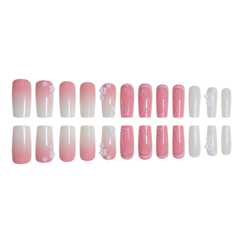 Decorative Floral Nail Art Extensions Kalsten