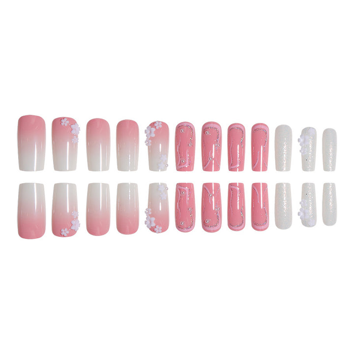 Decorative Floral Nail Art Extensions Kalsten