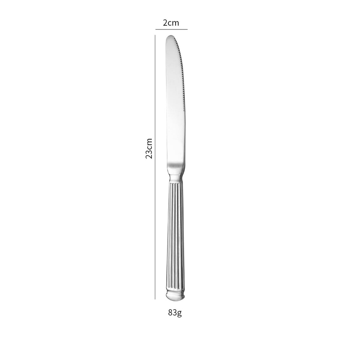Elegant dessert spoon with exclusive surface design Kalsten