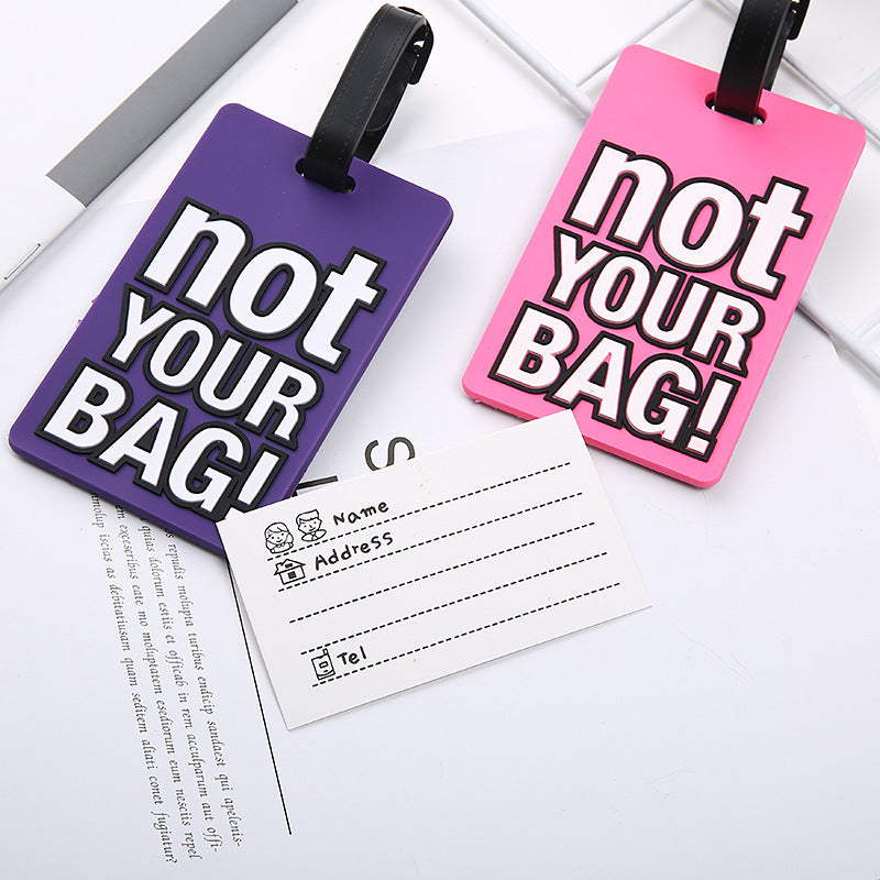 Unisex Luggage Tag with Eye-catching Message Kalsten