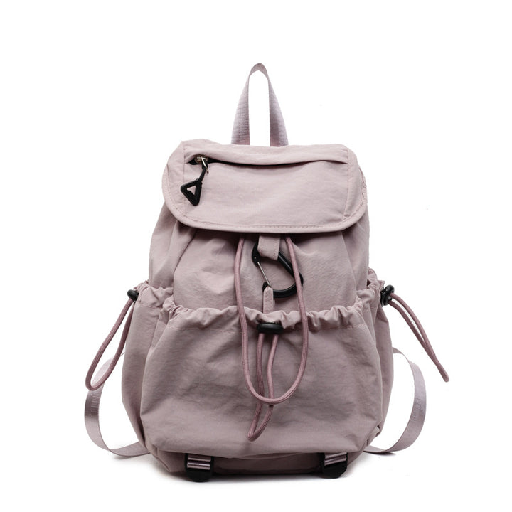 Leisure backpack with elastic drawstring and practical side pockets Kalsten