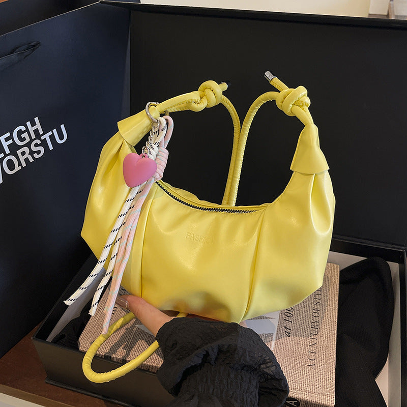 Stylish Leather Hobo Handbag Kalsten
