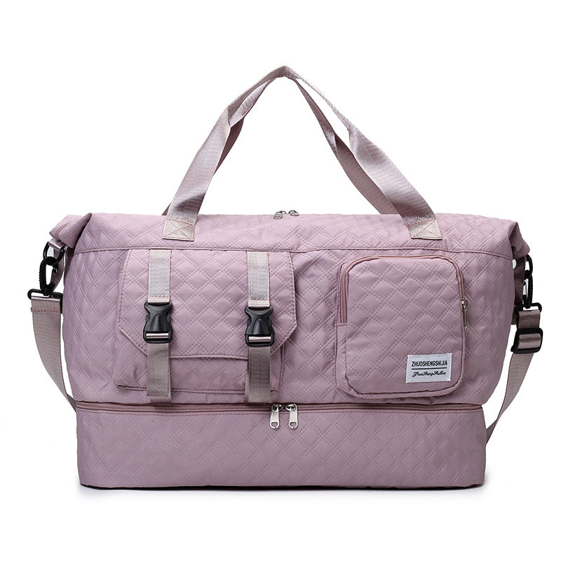 Premium Quilted Weekend Duffel Bag