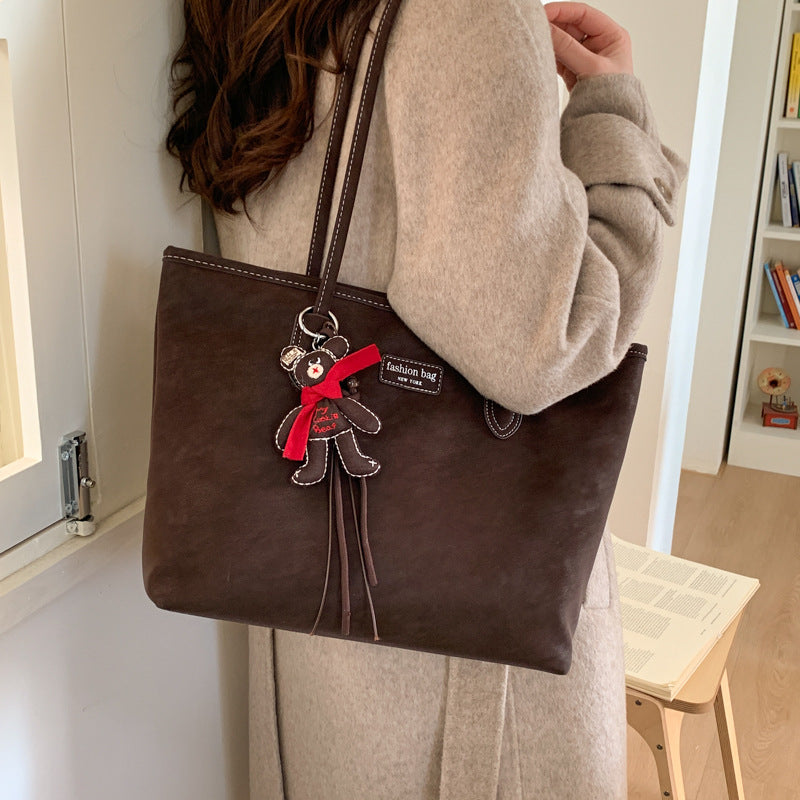 Elegant Faux Leather Tote Bag Kalsten