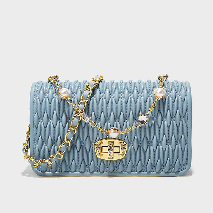 Elegant Quilted Evening Clutch Bag
