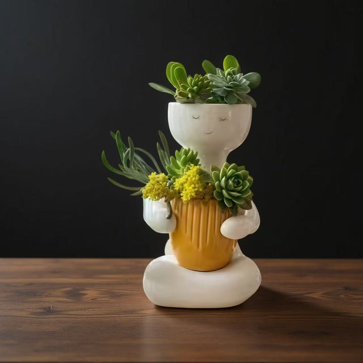 Decorative Ceramic Planter Kalsten