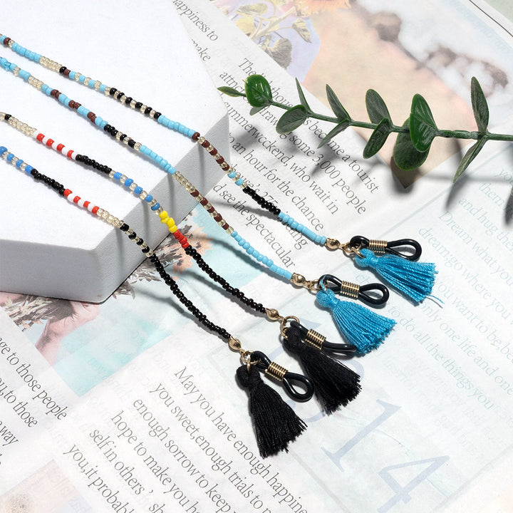 Bohemian-Inspired Beaded Eyewear Chain Kalsten