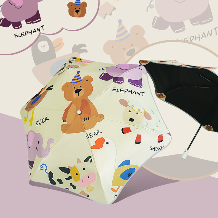 Women's creative folding umbrella with cute design Kalsten