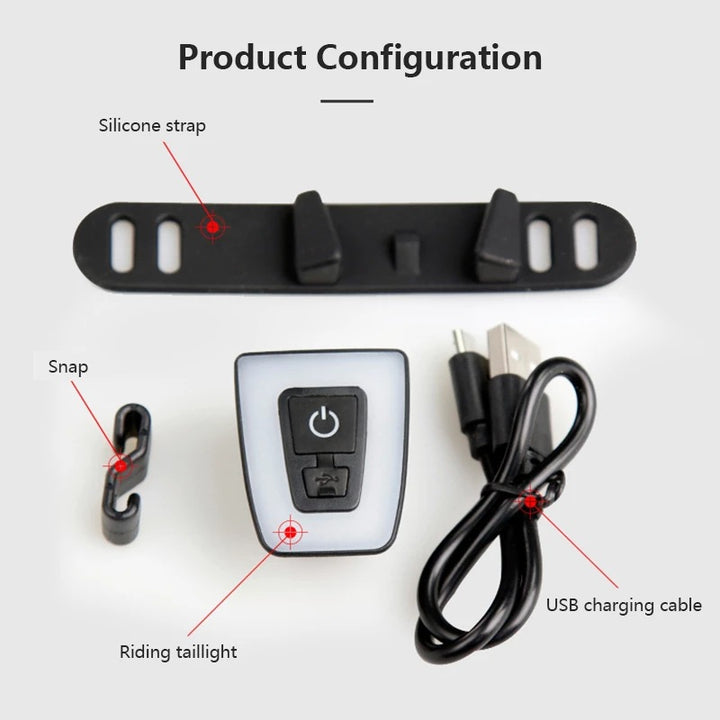 USB Rechargeable Bicycle Taillight Kalsten