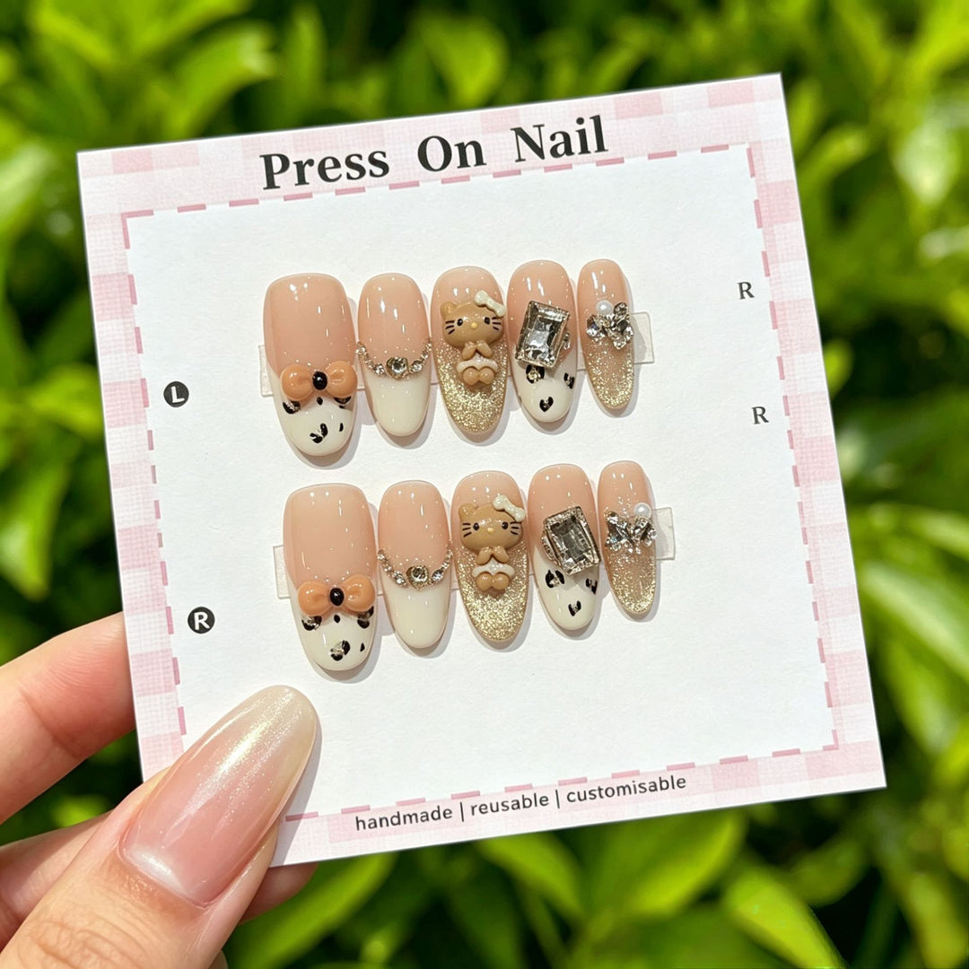 Artistic Character Press-On Nails