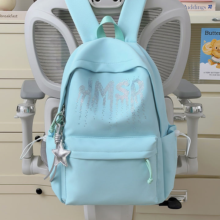 Decorative Rhinestone-Embellished Backpack Kalsten