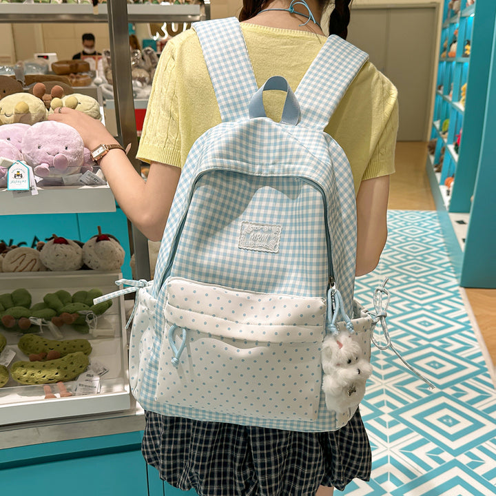 Chic Plaid Backpack Kalsten