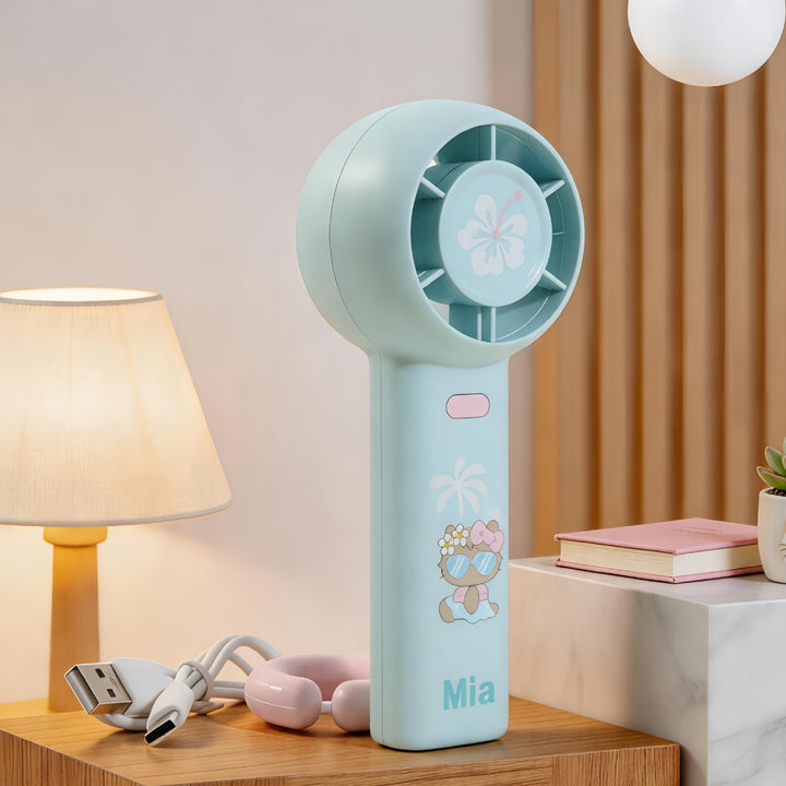 Women's Portable Handheld Fan with Cute Animal Design Kalsten