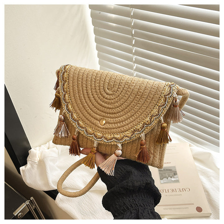 Bohemian Woven Clutch Bag Kalsten