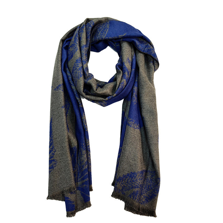 Women's Elegant and Warm Scarf with Modern Check Pattern Kalsten