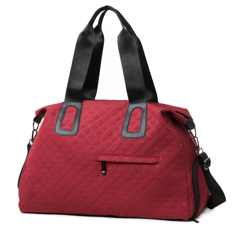Durable Quilted Travel Duffel Bag Kalsten