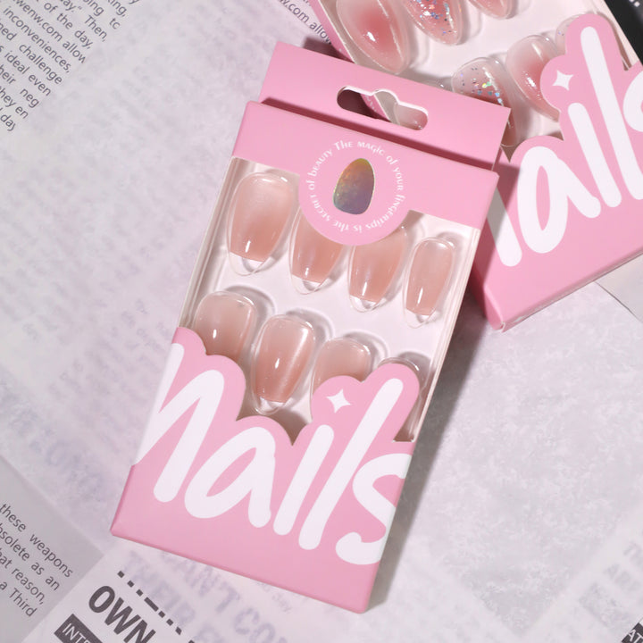 Artful Nail Extensions with Colorful Accents Kalsten