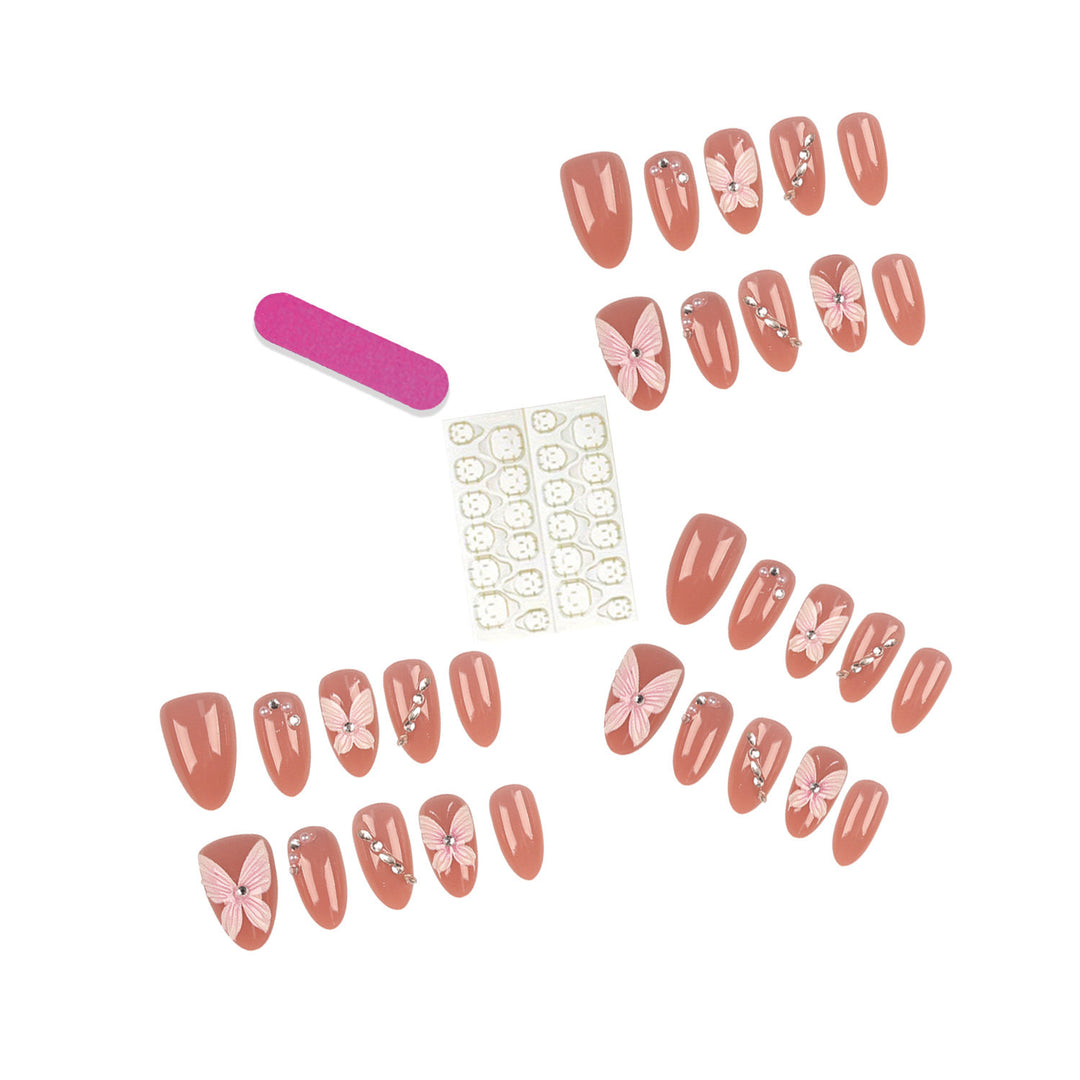 Decorative Floral Nail Kit
