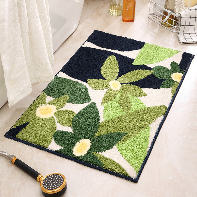 Abstract Pattern Bath Mat for Bathroom