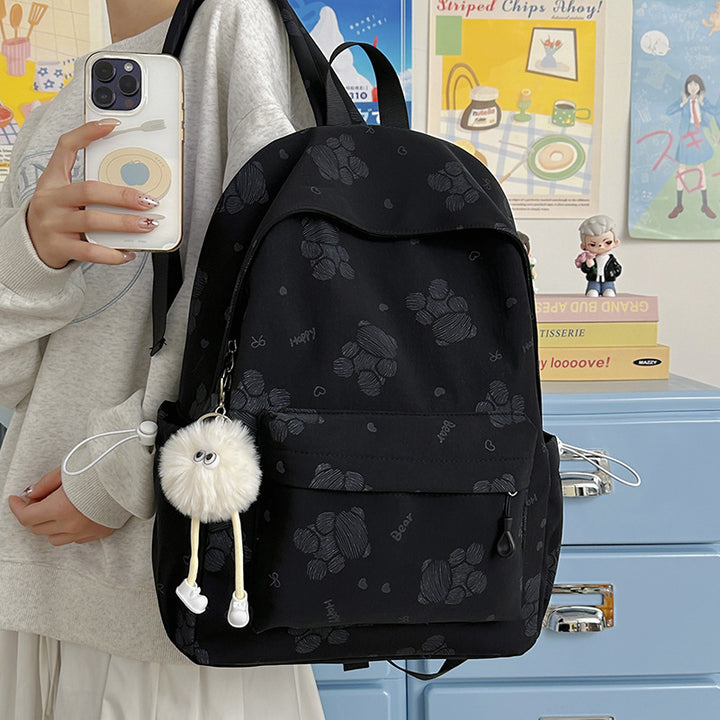 Backpack with Cute Paw Designs and Ergonomic Shoulder Straps Kalsten