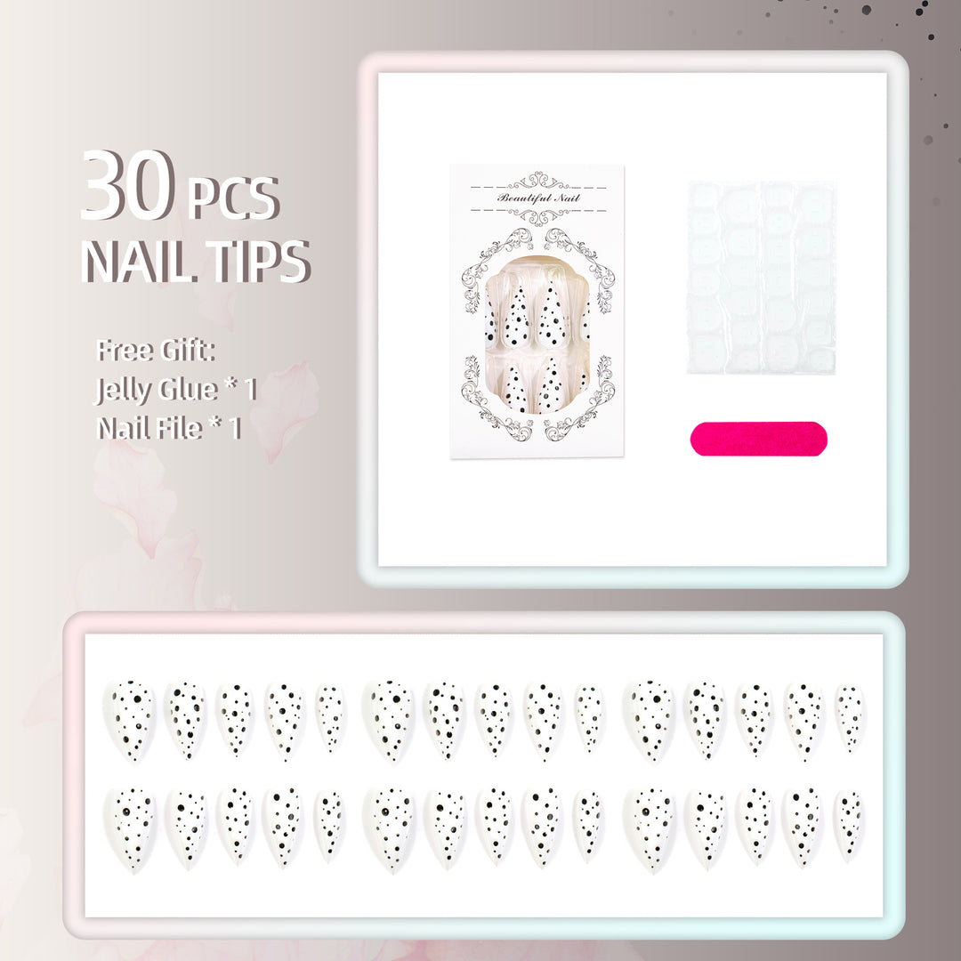 Elegant Pointed Press-On Nail Set