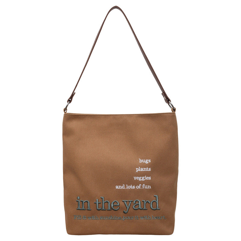Casual Embroidered Tote Bag