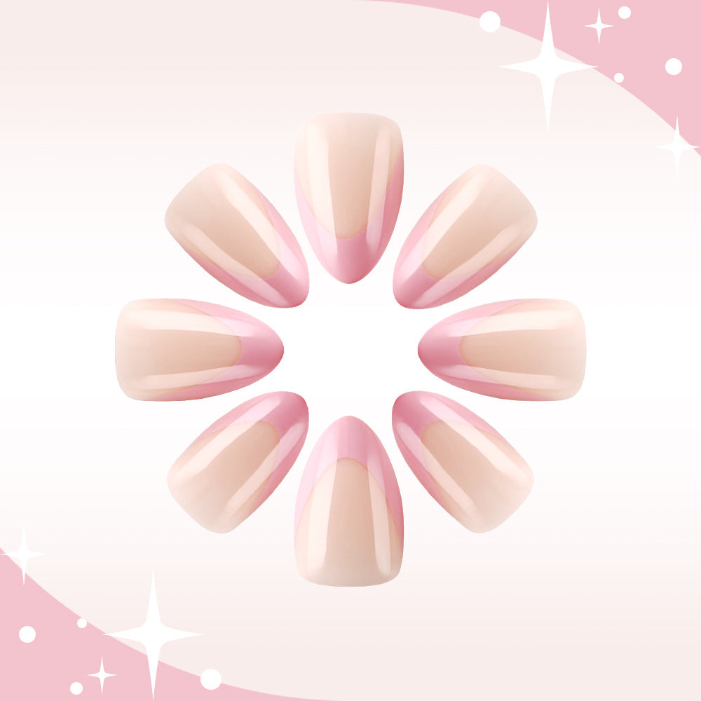 Elegant French Tip Gel Nail Art Kalsten